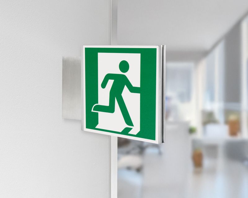Fahnenschild Alu.direkt4 ISO 7010