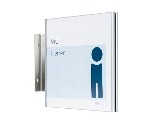 Fahnenschild beidseitig ALU.b1