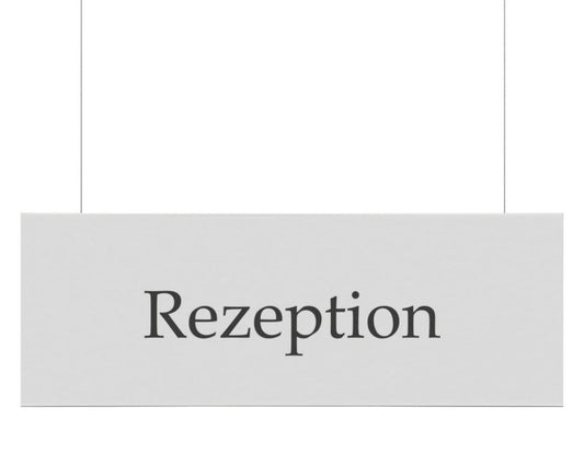 Hängeschild beidseitig alu.direkt4