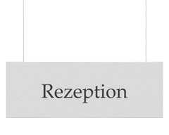 Hängeschild beidseitig alu.direkt4