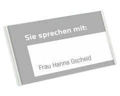 Tischaufsteller ALU.b1/ow