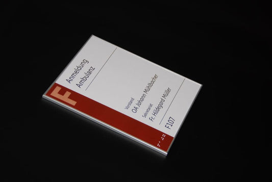 Formo flach Türschild