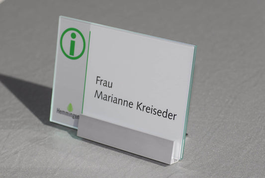 Kristallino Tischaufsteller G-Kurz