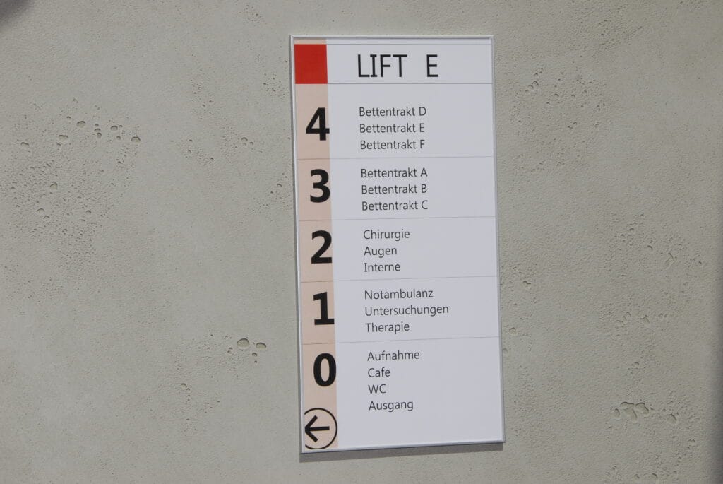Formo flach Infoschild