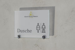 Inoxo.in Türschild