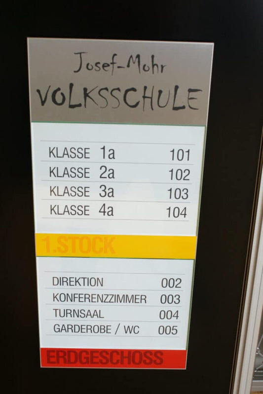 Formo flach Infoschild-Kombi