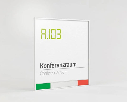 Türschild FREI/BES. FORMO.einschub-light