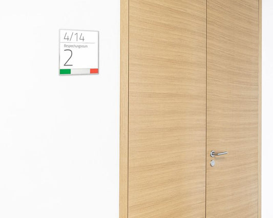 Türschild Frei/Besetzt NIRO.clic