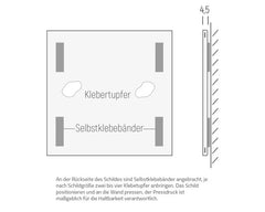 Türschild Frei/Besetzt NIRO.clic