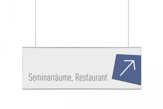 Hängeschild beidseitig ALU.b1