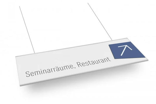 Hängeschild beidseitig ALU.b1