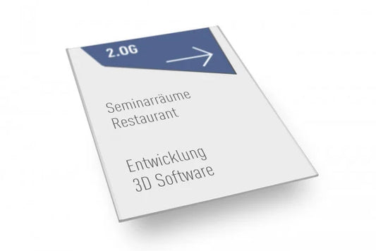 Info- und Liftschilder